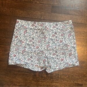 Loft butterfly flower print shorts size 6